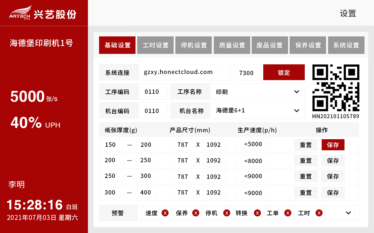 制造業物(wù)聯網程序_生産(chǎn)管理(lǐ)系統PMS定制開發_工(gōng)業自動化控制系統_成都天夏科(kē)技(jì )有(yǒu)限公(gōng)司軟件定制開發案例展示